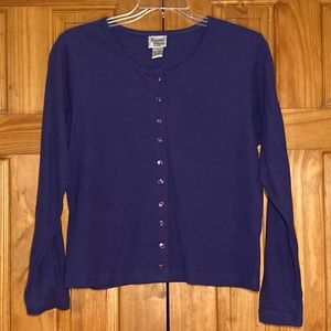 NWOT Vintage Baxter & Wells Petite Knit Top Size LP
